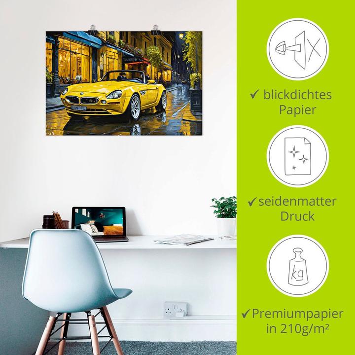 Produktbild Artland BMW Z8 in Paris U5CT (120 x 80 cm)