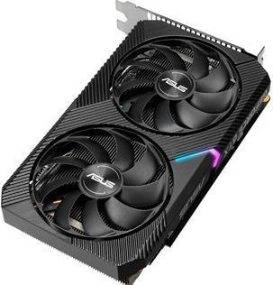 Actual product image ASUS GeForce DUAL GTX 1660S O6G MINI (6 GB)