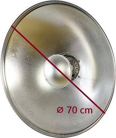 Actual product image Studioking Beauty Dish Silver SK-BD700 70 cm with honeycomb (Beauty dish)