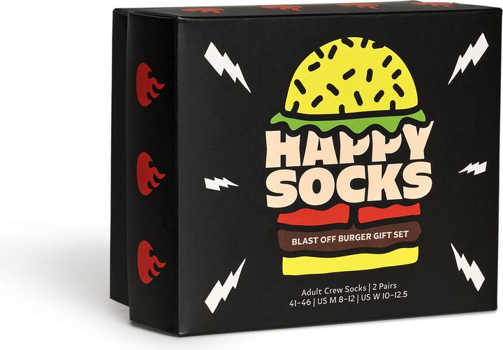 Produktbild Happy Socks Blast Off Burger (2er Pack, 36 - 40)