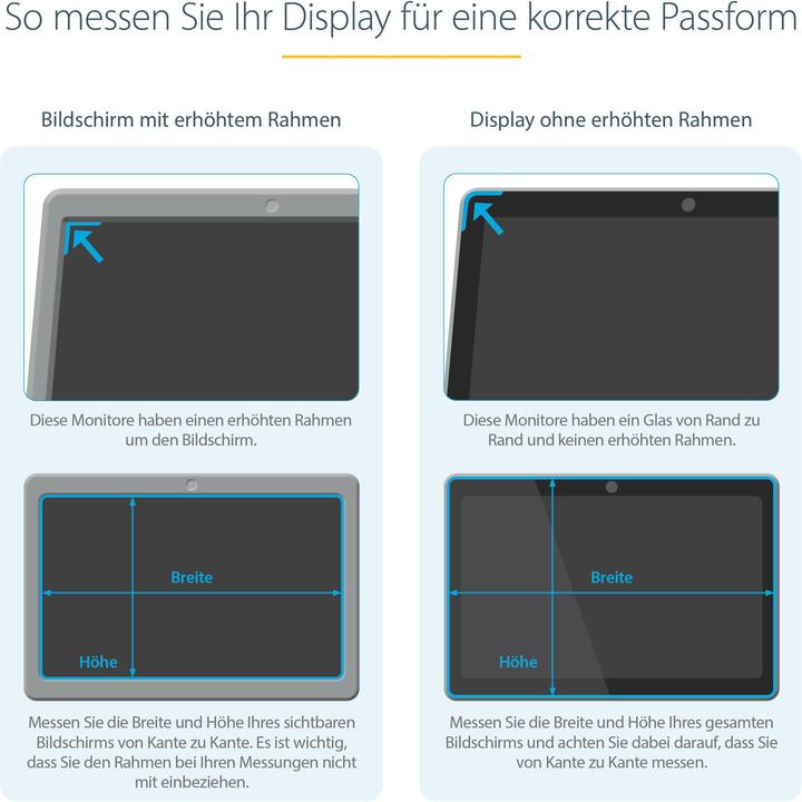 Produktbild StarTech com 24 Zoll 16:10 Monitor Blickschutz Gold, Zweiseitiger Blickschutzfilter mit Erhöhter Pri (24", 16 : 10)