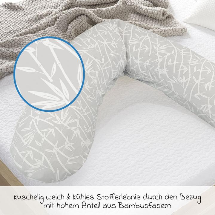 Actual product image Theraline Nursing pillow "The Original" with polyester hollow fibre filling incl. cover 190 cm (190 cm)