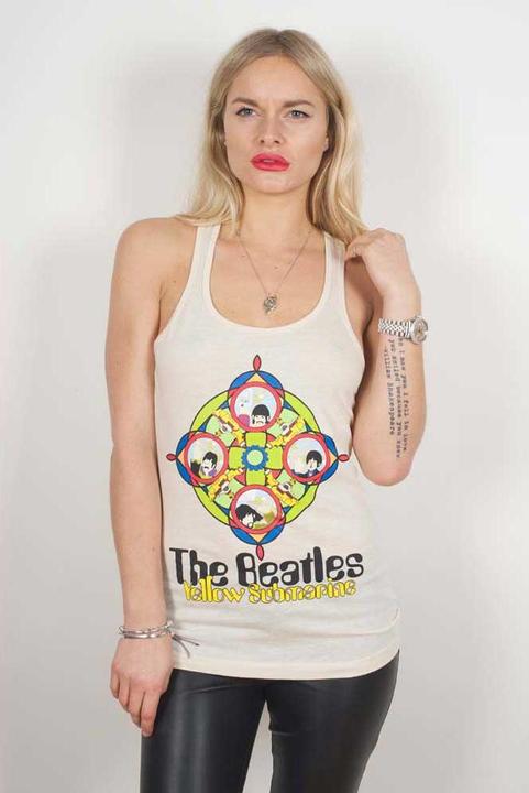 Produktbild The Beatles Yellow Submarine & Portholes Vest (Girlie) (S)