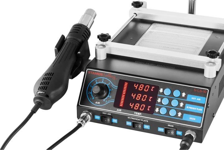 Produktbild Stamos Lötstation Lötkolben Entlötstation Smd Rework Station Esd Lötset Soldering 1270W