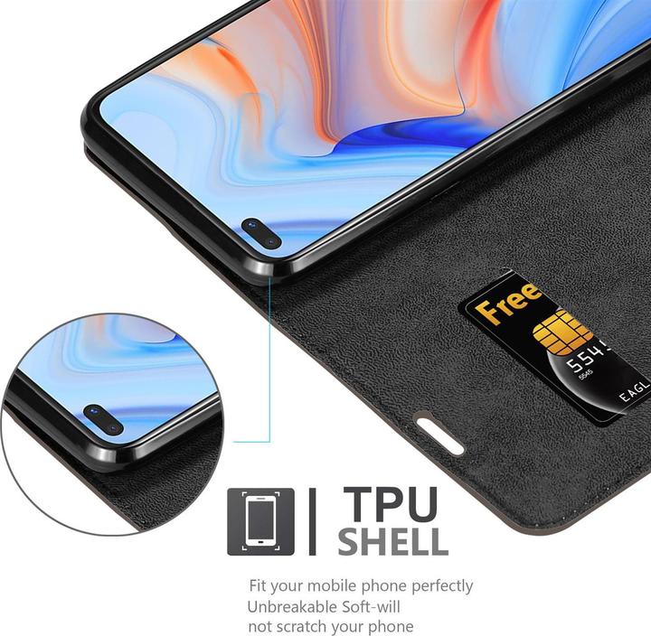 Immagine prodotto Cadorabo Copertina magnetica invisibile del libro (Oppo Reno 4 Z 5G)
