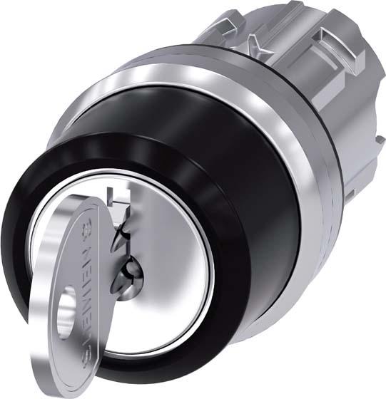 Image du produit Siemens Interrupteur à clé 22mm lock NO. SB30 I-O-II