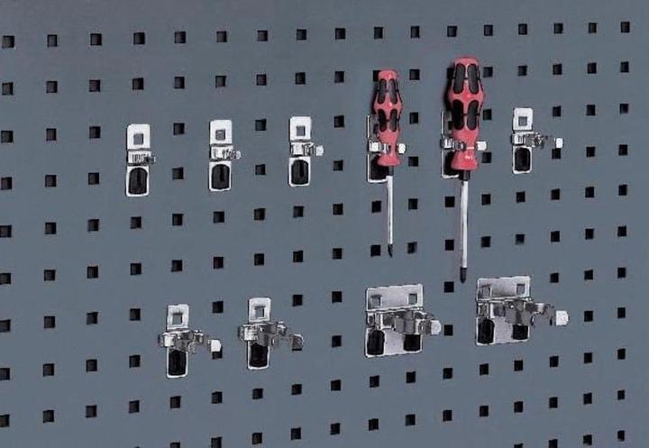 Produktbild Bott Einfache Werkzeugklemmen, für Lochblech-Platten-System, B 20 mm