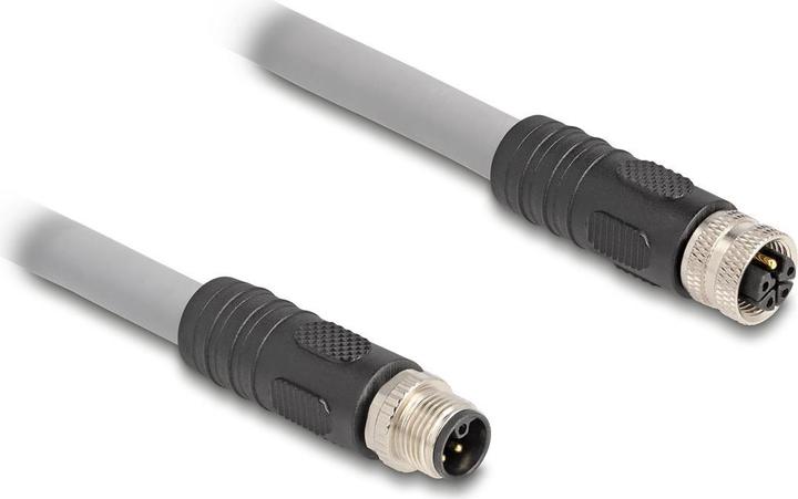 Produktbild Delock M12 Kabel L-kodiert 5 Pin Stecker zu Buchse PUR schle