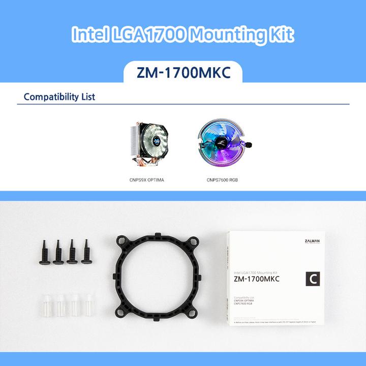 Produktbild Zalman ZM-1700MKC Intel LGA 1700 Mounting Kit