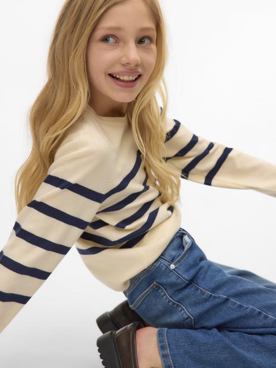 Actual product image Vero Moda Vmsaba Plain Ls O-Nk Pullov Ga Girl Noos (116)