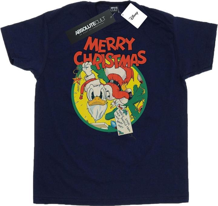 Disney Donald Duck Merry Christmas TShirt (XXL)