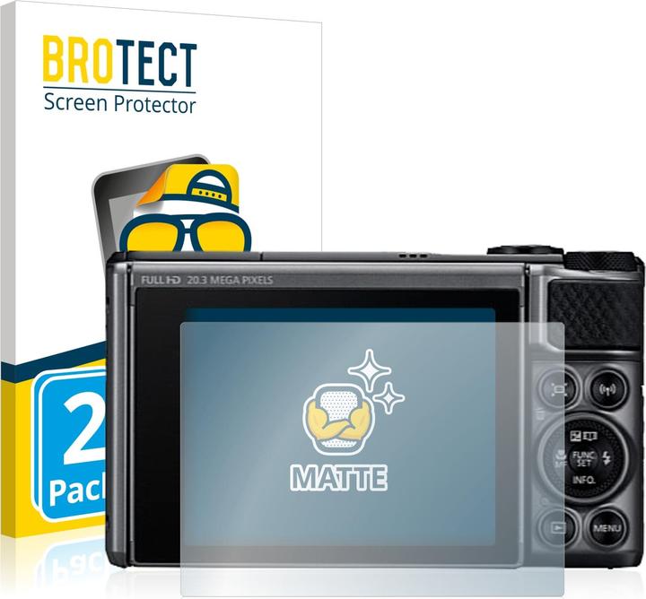 BROTECT Entspiegelungs-Schutzfolie Displayschutz Matt (Displayschutz, PowerShot SX730 HS)