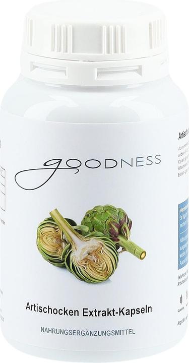 Goodness Artischocken Kapsel 500 mg mit Cynarin (100 Stück, Kapseln, 400 g)