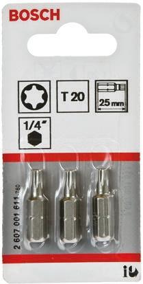 Productafbeelding Bosch Professional Zubehör Schroevendraaier bits (T20)