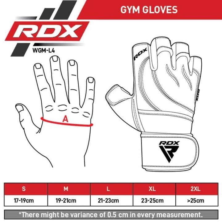 Produktbild Rdx L4 Offene Finger Gewichtheber Gymhandschuhe (XL)