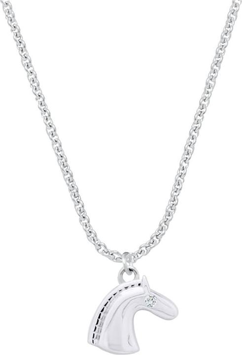Candy Halskette Pferd, 925 Sterling Silber (925er Sterlingsilber, 925 Sterling Silber, 38 - 41 cm)