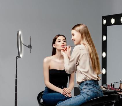 Produktbild Rio Dimmbares LED-Ringlicht Make-up & Vlogging RL10 Ø 26.5 cm