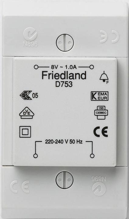 Friedland Klingel-Transformator 8 V/AC 1
