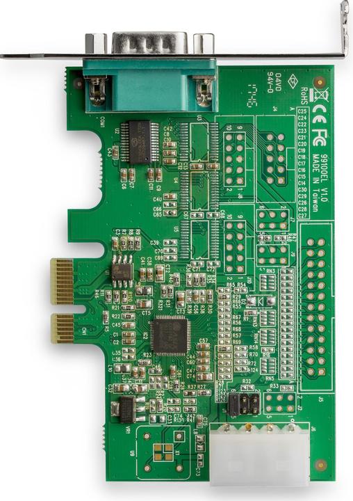 Produktbild StarTech .com 4 Port PCI Express RS232 Serial Adapter Card