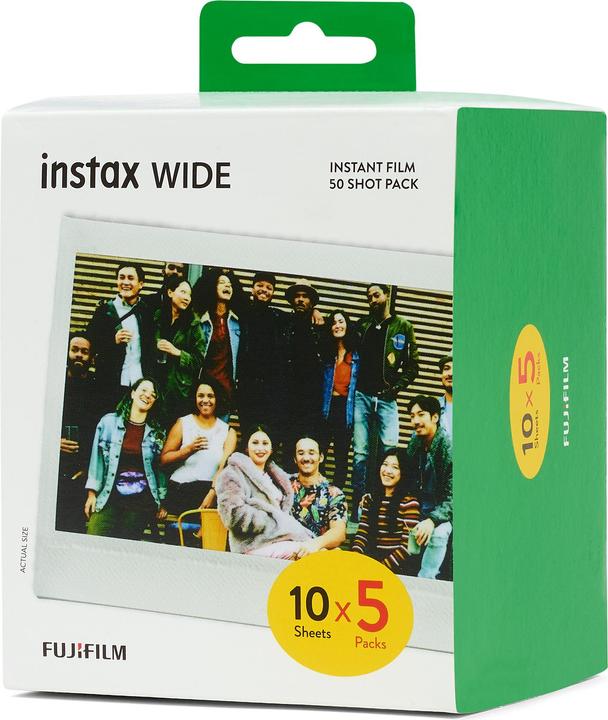Immagine prodotto Fujifilm Pellicola Instax wide - Carta fotografica istantanea - 5x10 stuks (Instax Wide 300)