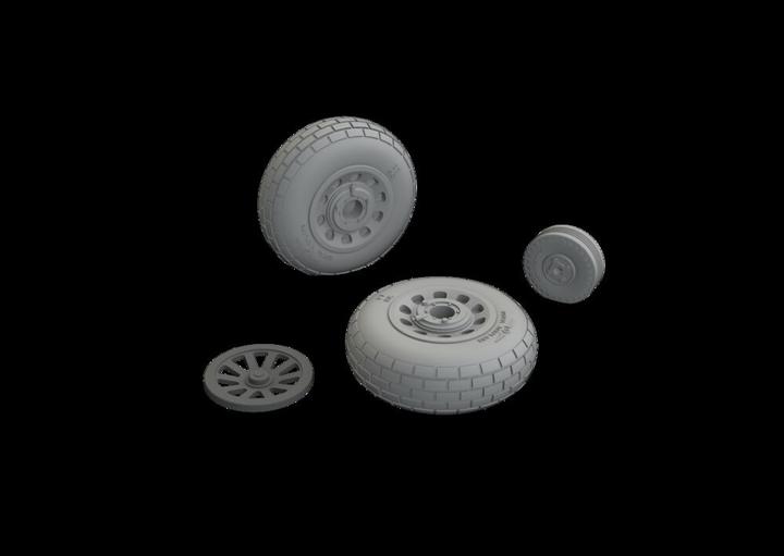 Produktbild Eduard P-51B/C wheels block tread