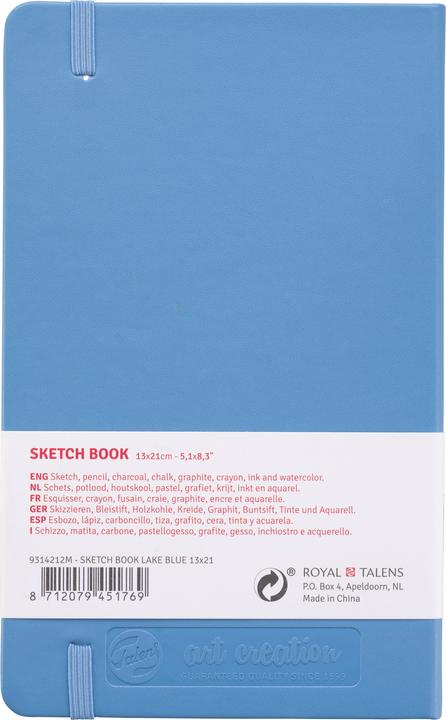 Produktbild Talens Malbuch 13 x 21 cm Seeblau (A5, Kein Einband)