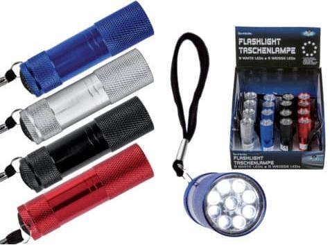 Produktbild Out of the blue Taschenlampe 9 LED sort.