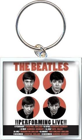 Actual product image The Beatles 1962 Performing Live Photo Print Keyring