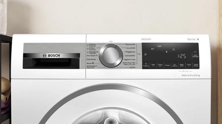 Image du produit Bosch Hausgeräte Bosch Série 6, Lave-linge séchant, 9/6 kg, 1400 rpm, WNG24491