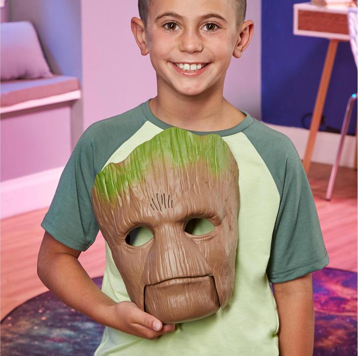 Produktbild Hasbro Marvel Guardians of the Galaxy Vol. 3 Groot Rollenspielmaske, sprechende Groot Maske, Superhelden-Ma