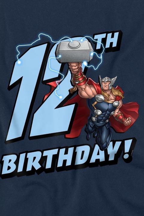 Immagine prodotto Thor Maglietta 12° Compleanno Bambini (128)