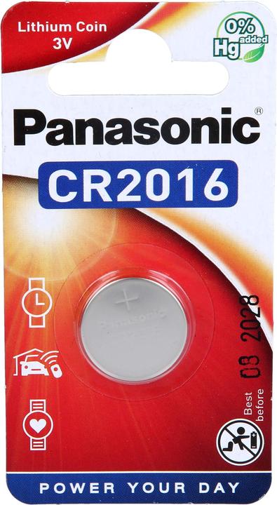 Panasonic Lithium Power CR2016 (1 Stk., CR2016, 90 mAh)