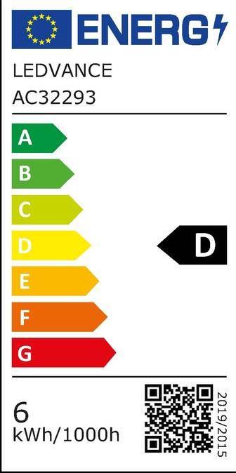 Energie-Label Osram Led Retrofit Classic B (E14, 6 W, 806 lm, 1 x, E)