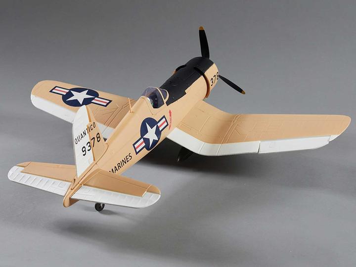 Actual product image Derbee F4U Corsair Warbird PNP gelb - 75cm (Warbird)