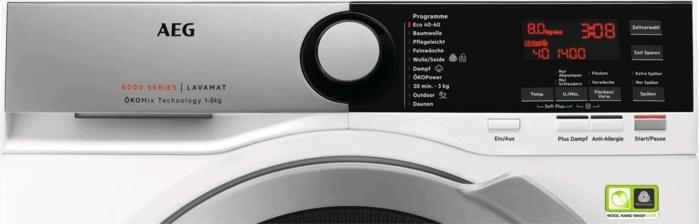 Actual product image AEG L8FE74488 (8 kg, Left)