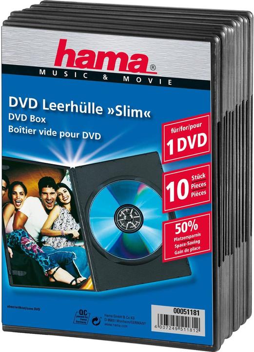 Hama DVD Blank Sleeve Slim