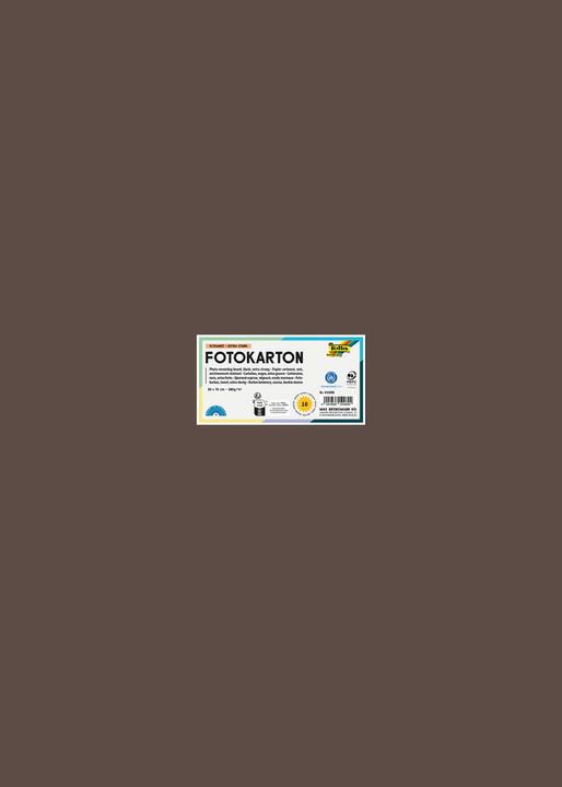 Produktbild Folia Fotokarton, (B)500 x (H)700 mm, 300 g/qm, dunkelbraun (300 g/m², 10 x)