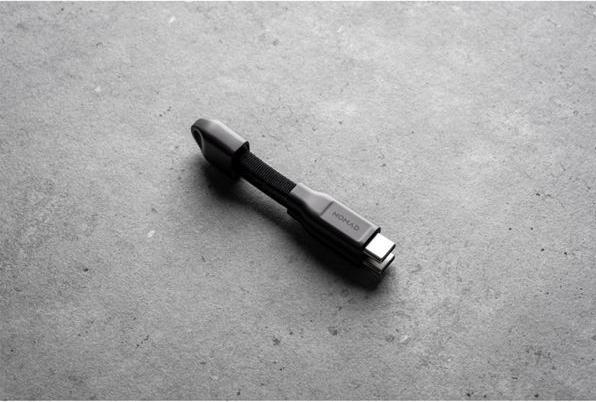 Actual product image Nomad ChargeKey USB-C to USB-C 240W Charging Cable 12cm (0.12 m, USB 3.1, 240 W)