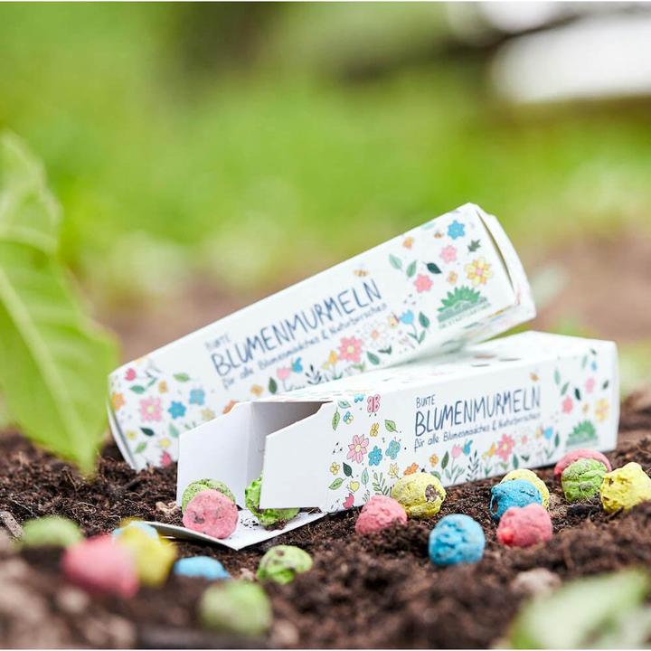 Produktbild Die Stadtgärtner Bunte Blumenmurmeln (Blumensamen)