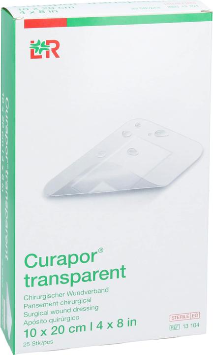 Actual product image Curapor Wound dressing 10x20cm transparent (1 x)