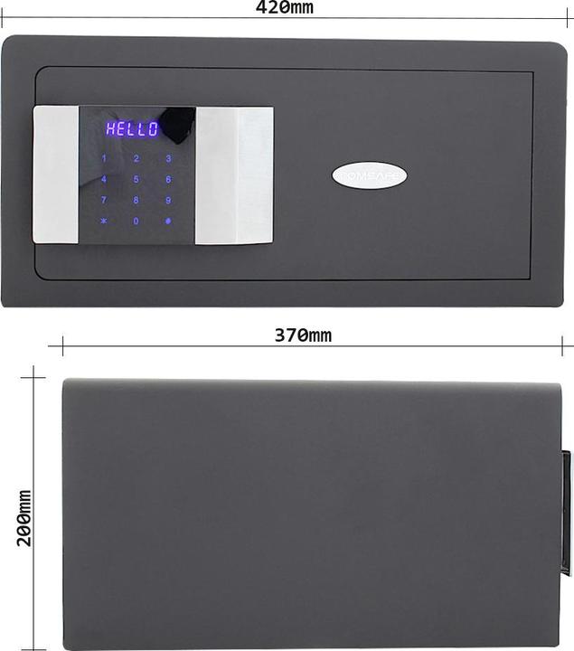 Produktbild Rottner Hoteltresor Prestige Lap Touchscreen (26 l)