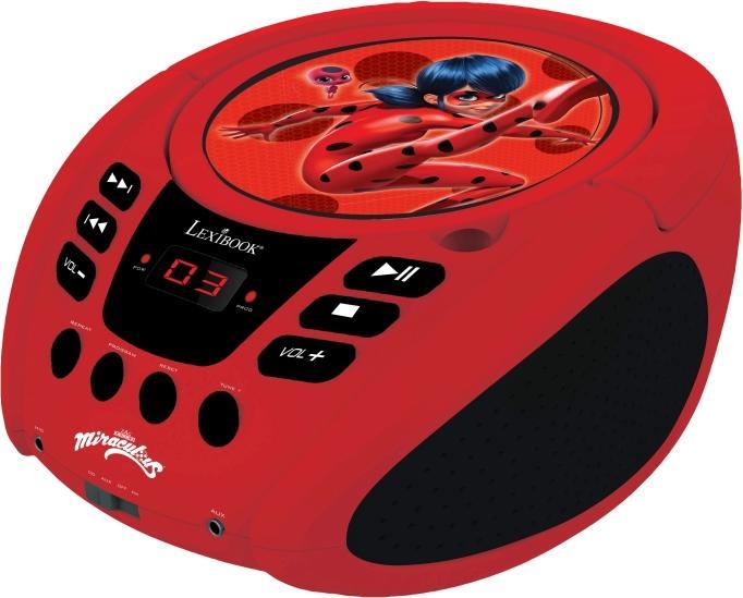 Image du produit Lexibook Lecteur CD portable Miraculous avec Mic Jack
