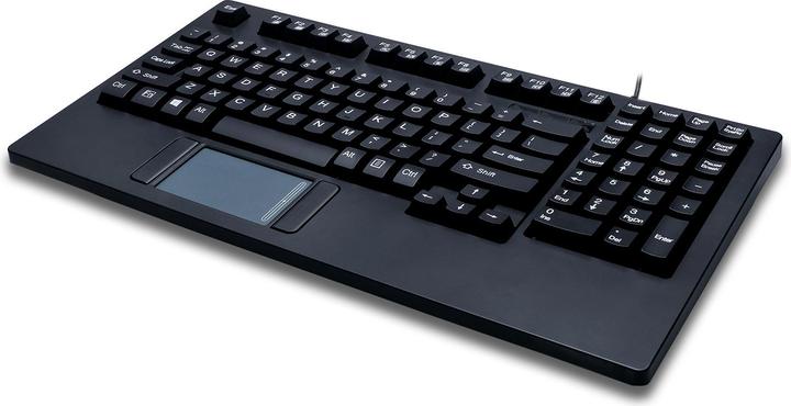 Image du produit Adesso EasyTouch™ 425UB – Touchpad Keyboard including Rackmount qwERTY layout (US, Filaire)