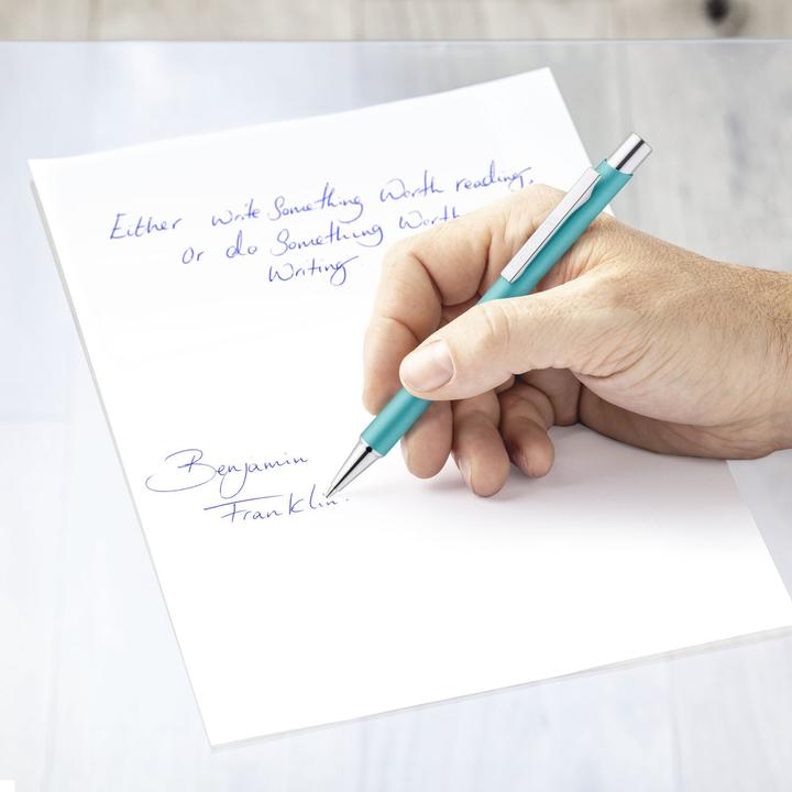 Produktbild Staedtler Druckkugelschreiber elance 421 45, pazifikblau (Pazifikblau, 1 x)