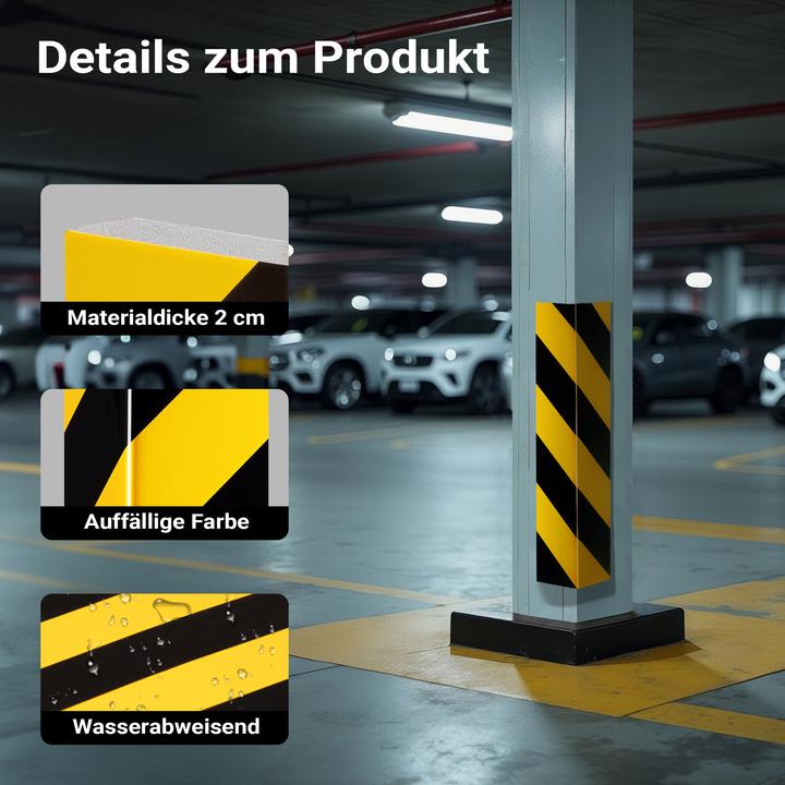 Actual product image Wiltec Garage wall protection Self-adhesive door edge protection Parking aid car garage