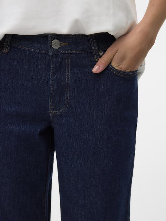 Actual product image Vero Moda VMFAYE Niedrige Taille Weiter Beinschnitt Jeans Weit geschnitten (W31/L32)