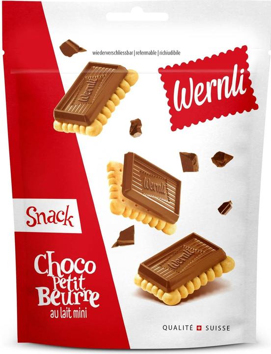 Produktbild Wernli Choco Petit Beurre au lait mini Snackbeutel (1 Stk., 80 g)