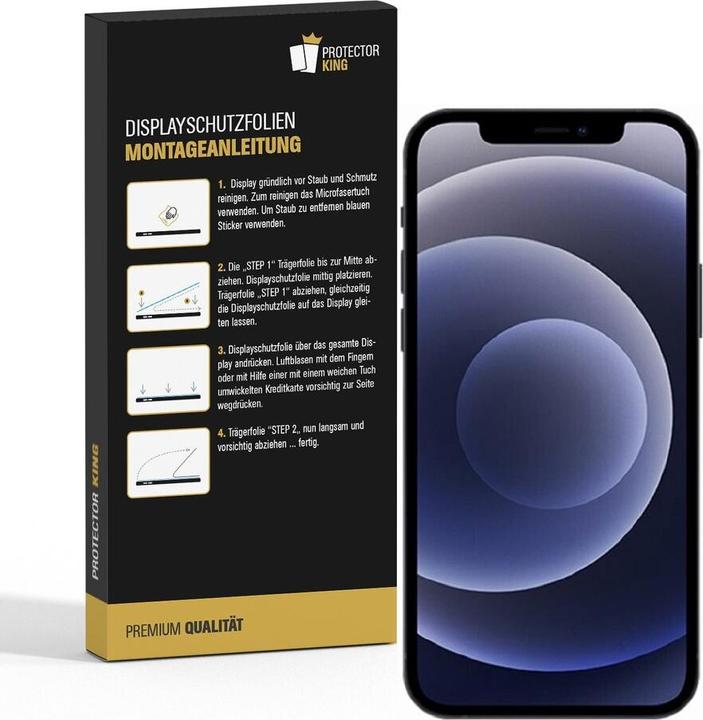 Produktbild Protectorking 6x Premium Displayschutzfolie Matt Entspiegelt (6 Stück, Apple iPhone 12 mini)