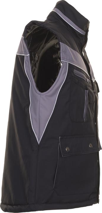 Produktbild Planam unisex Winterweste PLALINE schwarz, zink Grösse 4XL (4XL)