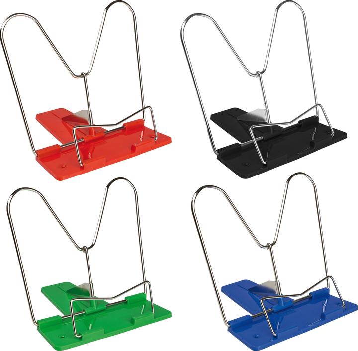 Actual product image Idena Reading stand with metal bracket blue